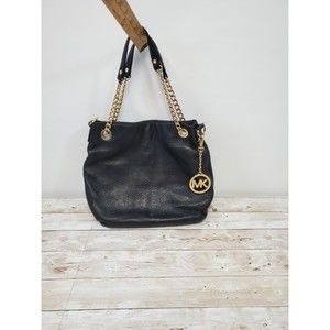 Michael Kors Black‎ Leather Sholder Bag